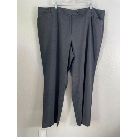 NEW Calvin Klein Womens Plus 22W Modern Fit Tapered Leg Dress Pants Trousers - Picture 1 of 8